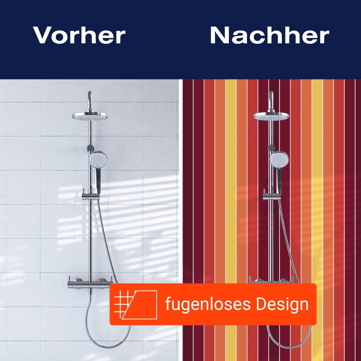 Duschwand Streifen Muster M0084 entdecken - Bild 9 Duschwand Streifen Muster M0084 entdecken - Bild 9