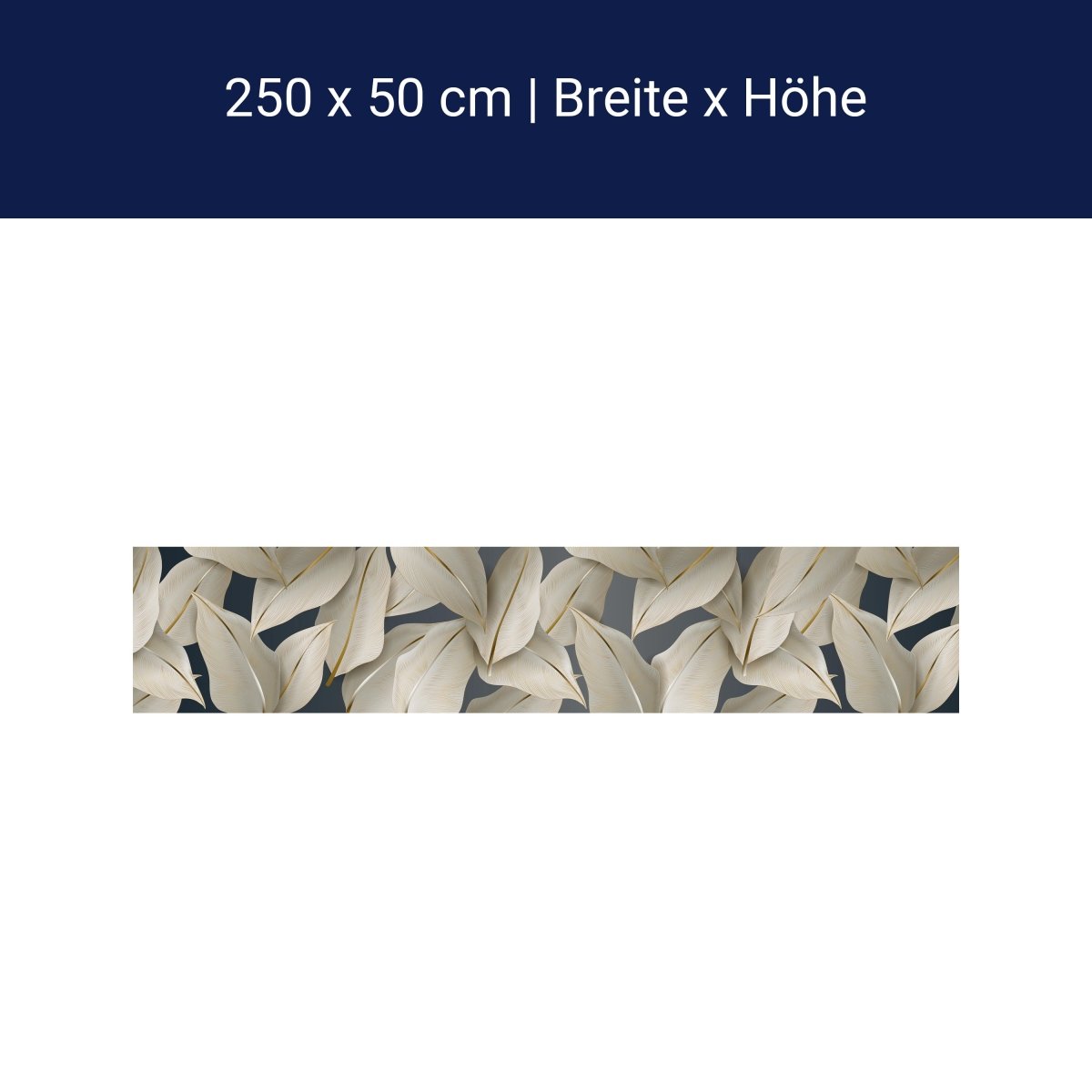 Panorama-Fototapete Goldene Blätter M0084 Panorama-Fototapete Goldene Blätter M0084