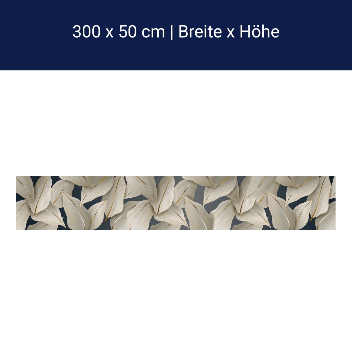 Panorama-Fototapete Goldene Blätter M0084 Panorama-Fototapete Goldene Blätter M0084