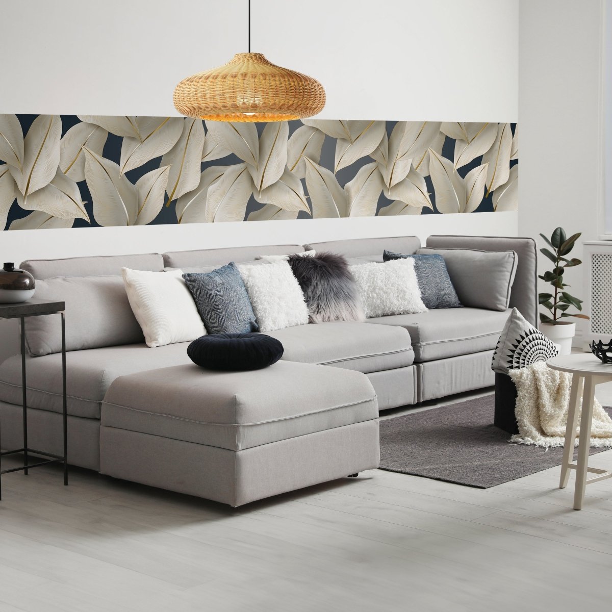 Panorama-Fototapete Goldene Blätter M0084 - Bild 1 Panorama-Fototapete Goldene Blätter M0084 - Bild 1