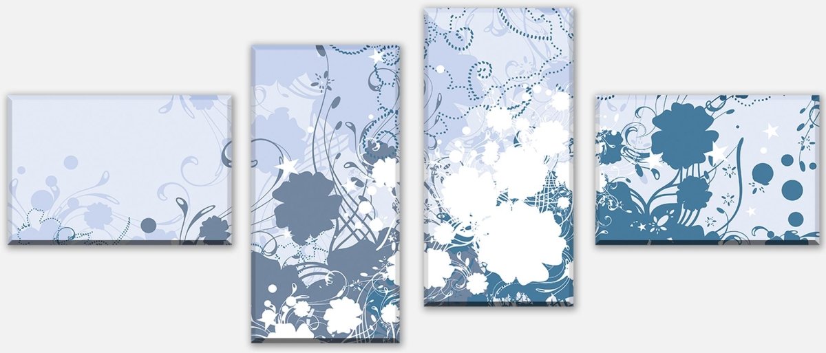 Leinwandbild Mehrteiler Mia Blüten M0085 Leinwandbild Mehrteiler Mia Blüten M0085