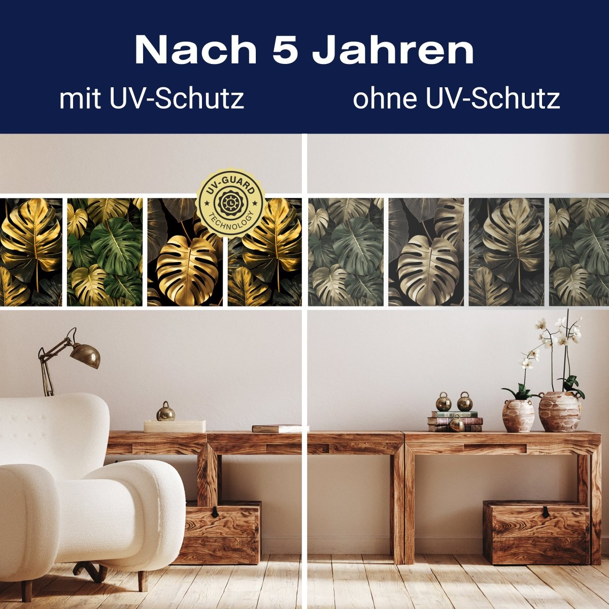 Panorama-Fototapete Goldene Blätter M0087 - Bild 9 Panorama-Fototapete Goldene Blätter M0087 - Bild 9