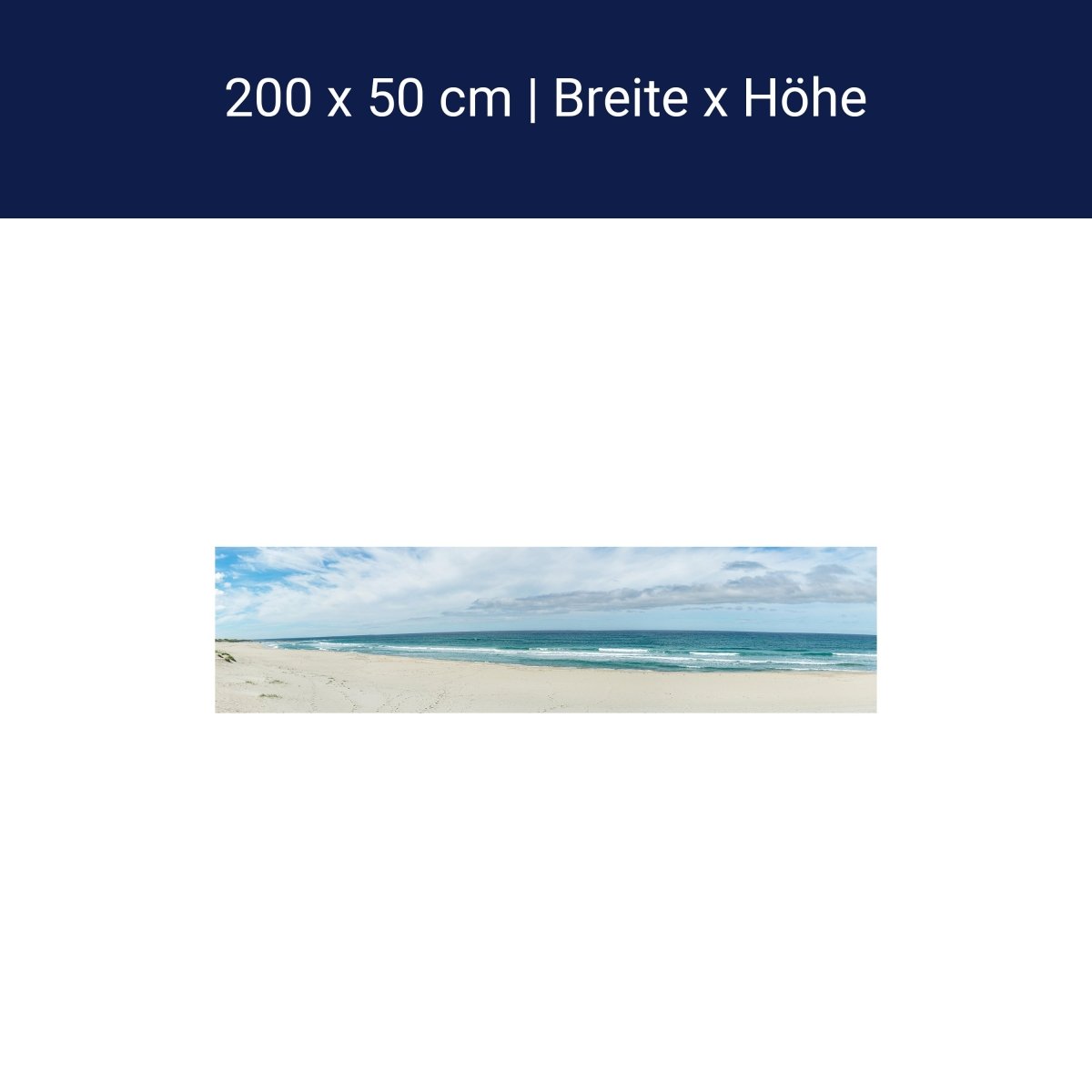 Panorama-Fototapete Strand in Norwegen M0088 Panorama-Fototapete Strand in Norwegen M0088