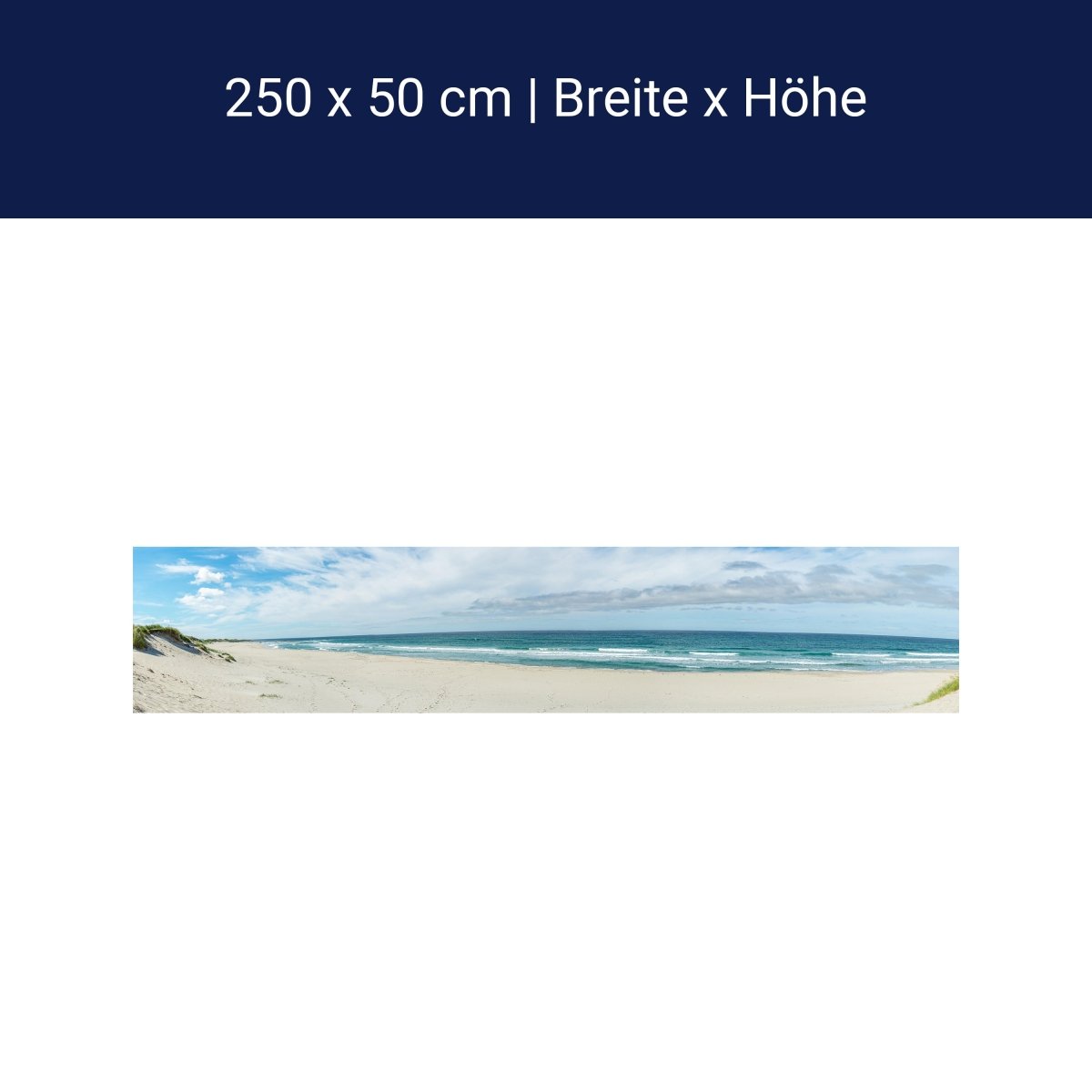 Panorama-Fototapete Strand in Norwegen M0088 Panorama-Fototapete Strand in Norwegen M0088