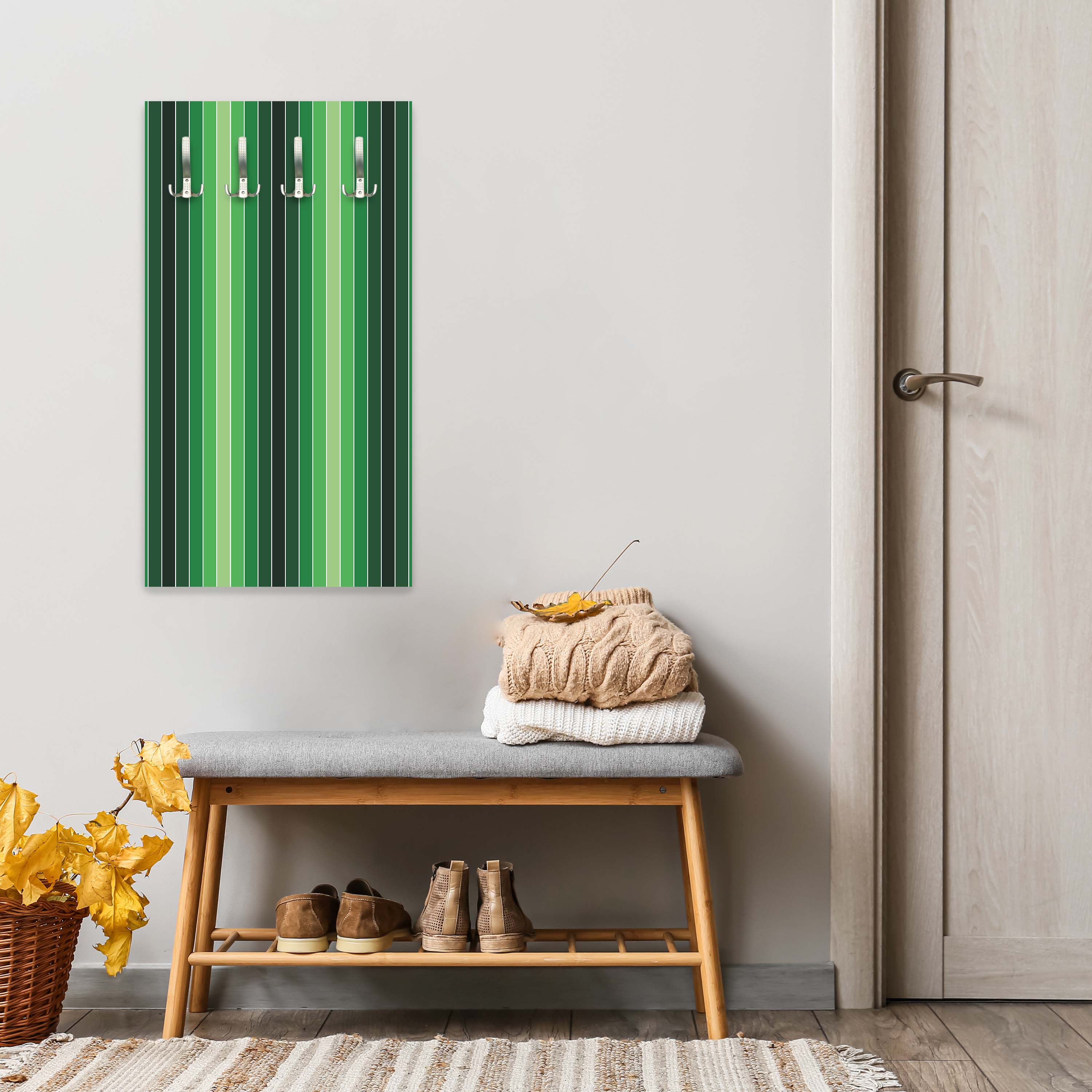 Garderobe Frisches Grün Muster M0090 entdecken - Bild 2 Garderobe Frisches Grün Muster M0090 entdecken - Bild 2