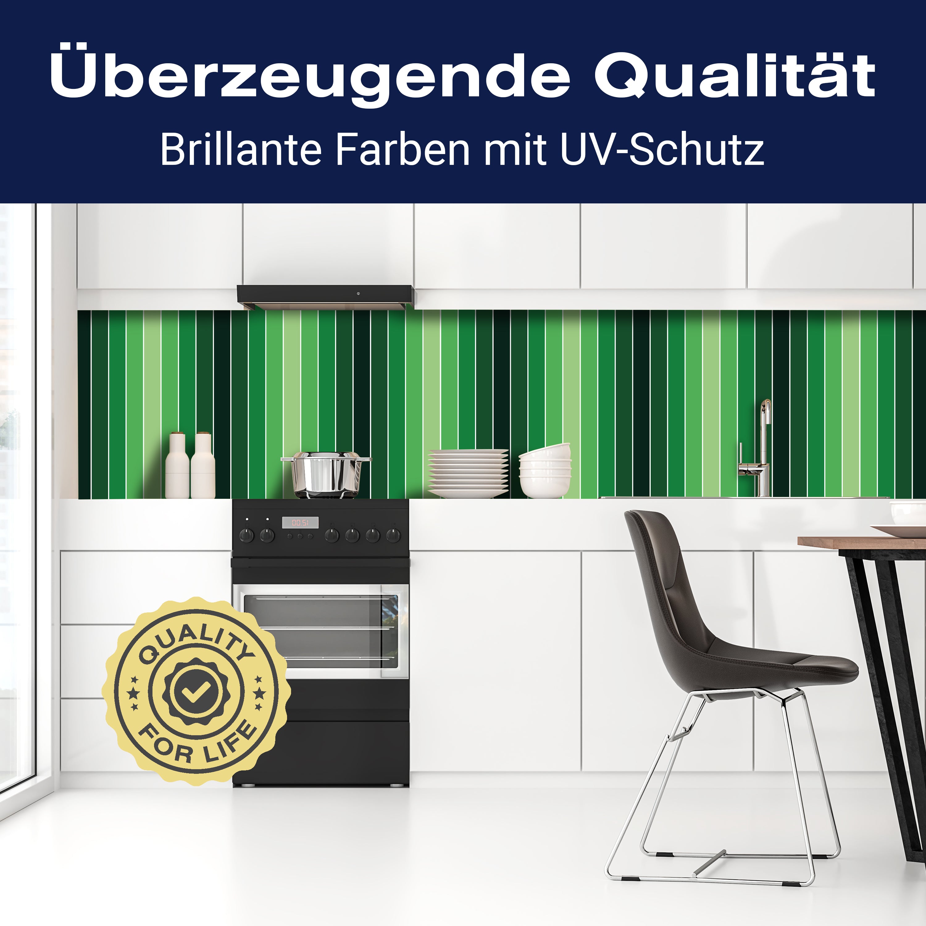 Küchenrückwand Frisches Grün Muster M0090 entdecken - Bild 2 Küchenrückwand Frisches Grün Muster M0090 entdecken - Bild 2