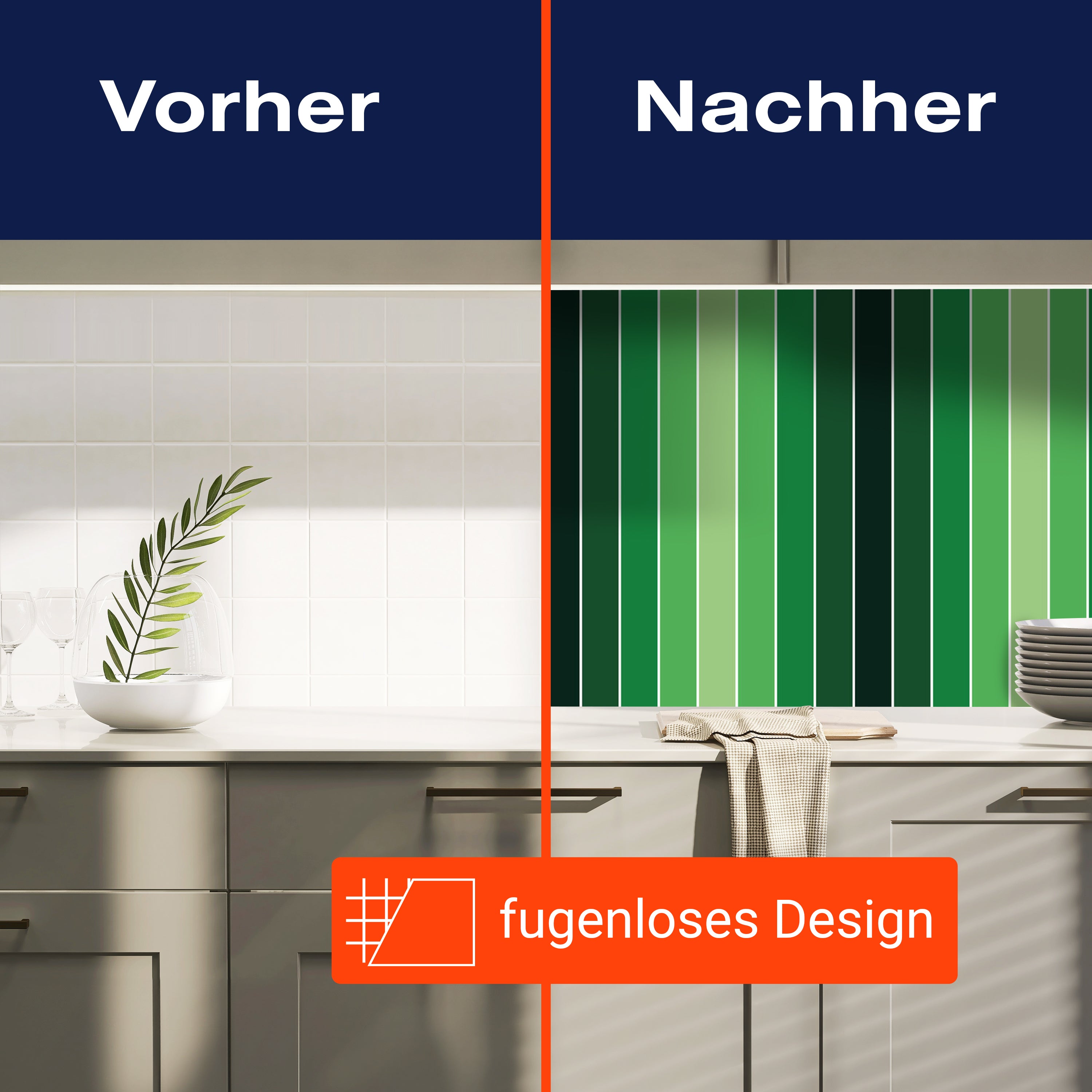 Küchenrückwand Frisches Grün Muster M0090 entdecken - Bild 9 Küchenrückwand Frisches Grün Muster M0090 entdecken - Bild 9