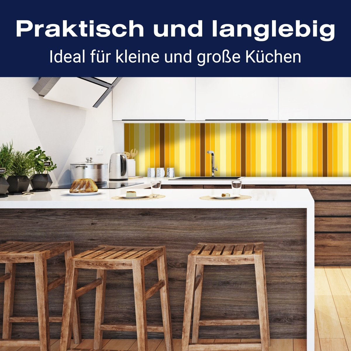 Küchenrückwand Gelb Muster M0093 entdecken - Bild 3 Küchenrückwand Gelb Muster M0093 entdecken - Bild 3