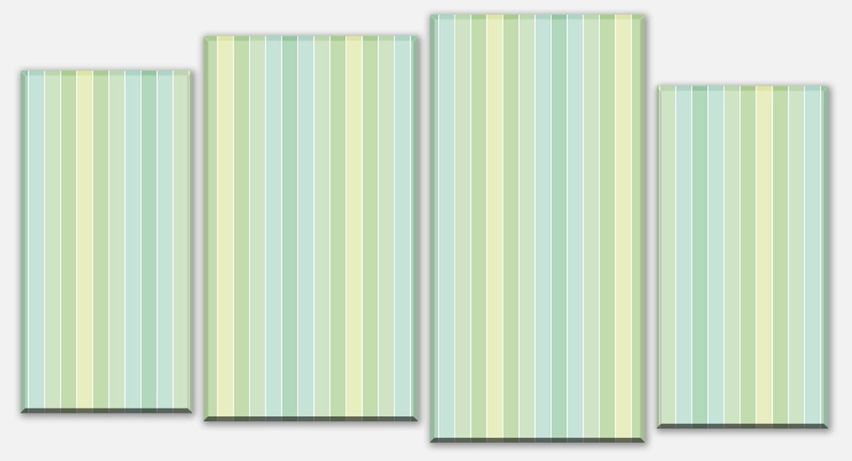 Leinwandbild Mehrteiler Pastellmint Muster M0094 Leinwandbild Mehrteiler Pastellmint Muster M0094