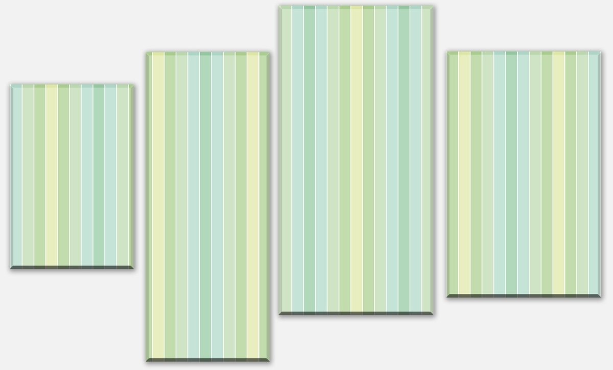 Leinwandbild Mehrteiler Pastellmint Muster M0094 Leinwandbild Mehrteiler Pastellmint Muster M0094