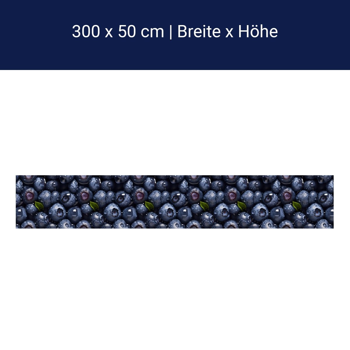 Panorama-Fototapete Blaubeeren M0094 Panorama-Fototapete Blaubeeren M0094