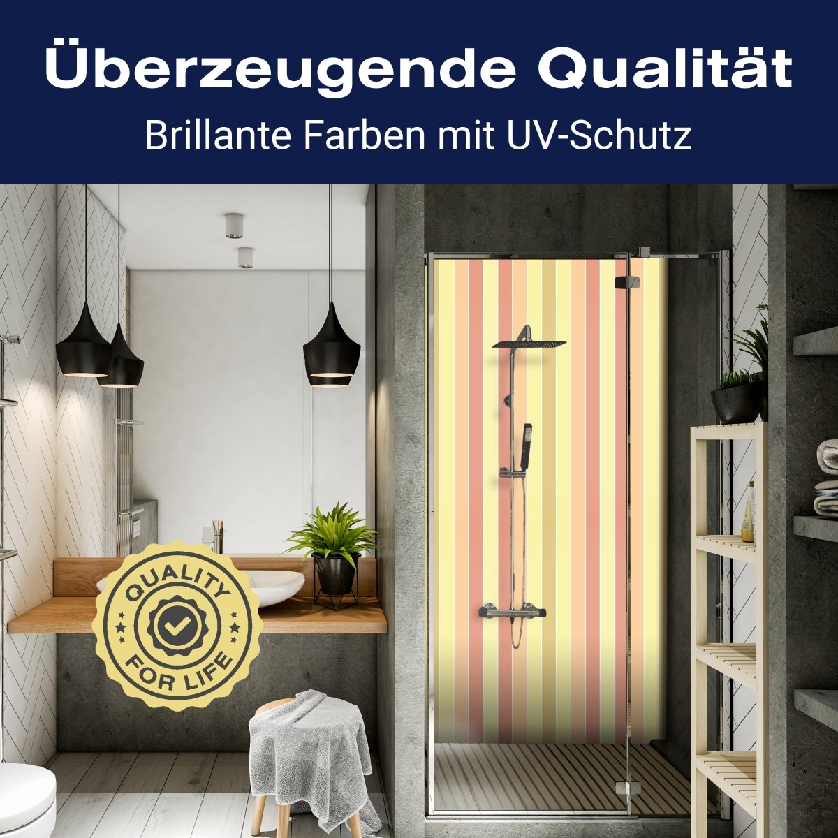 Duschwand Pastell Muster M0095 entdecken - Bild 2 Duschwand Pastell Muster M0095 entdecken - Bild 2