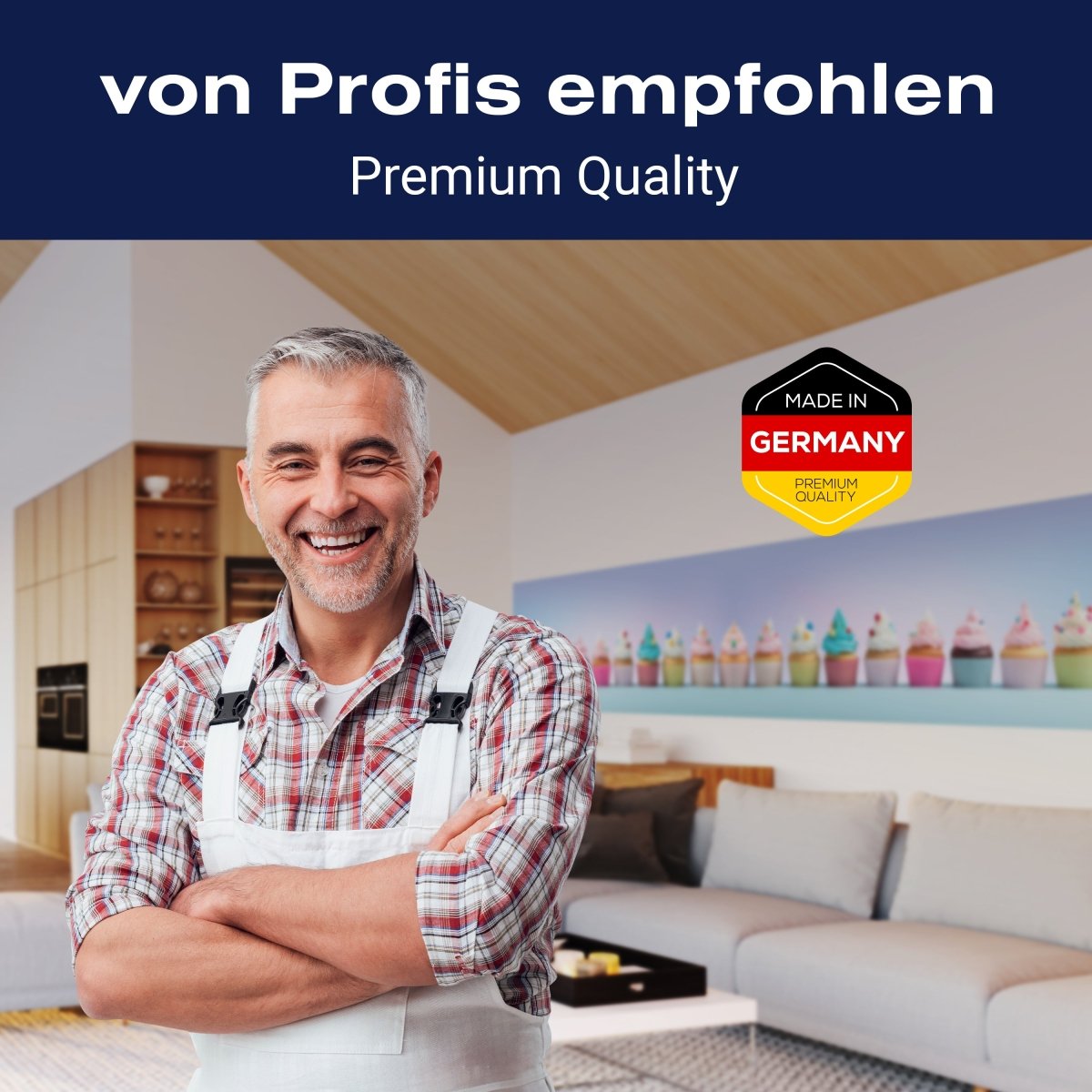 Panorama-Fototapete bunte Cupcakes M0095 - Bild 5 Panorama-Fototapete bunte Cupcakes M0095 - Bild 5