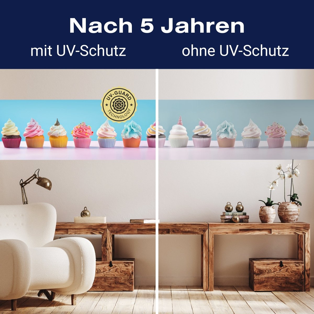 Panorama-Fototapete bunte Cupcakes M0096 - Bild 9 Panorama-Fototapete bunte Cupcakes M0096 - Bild 9