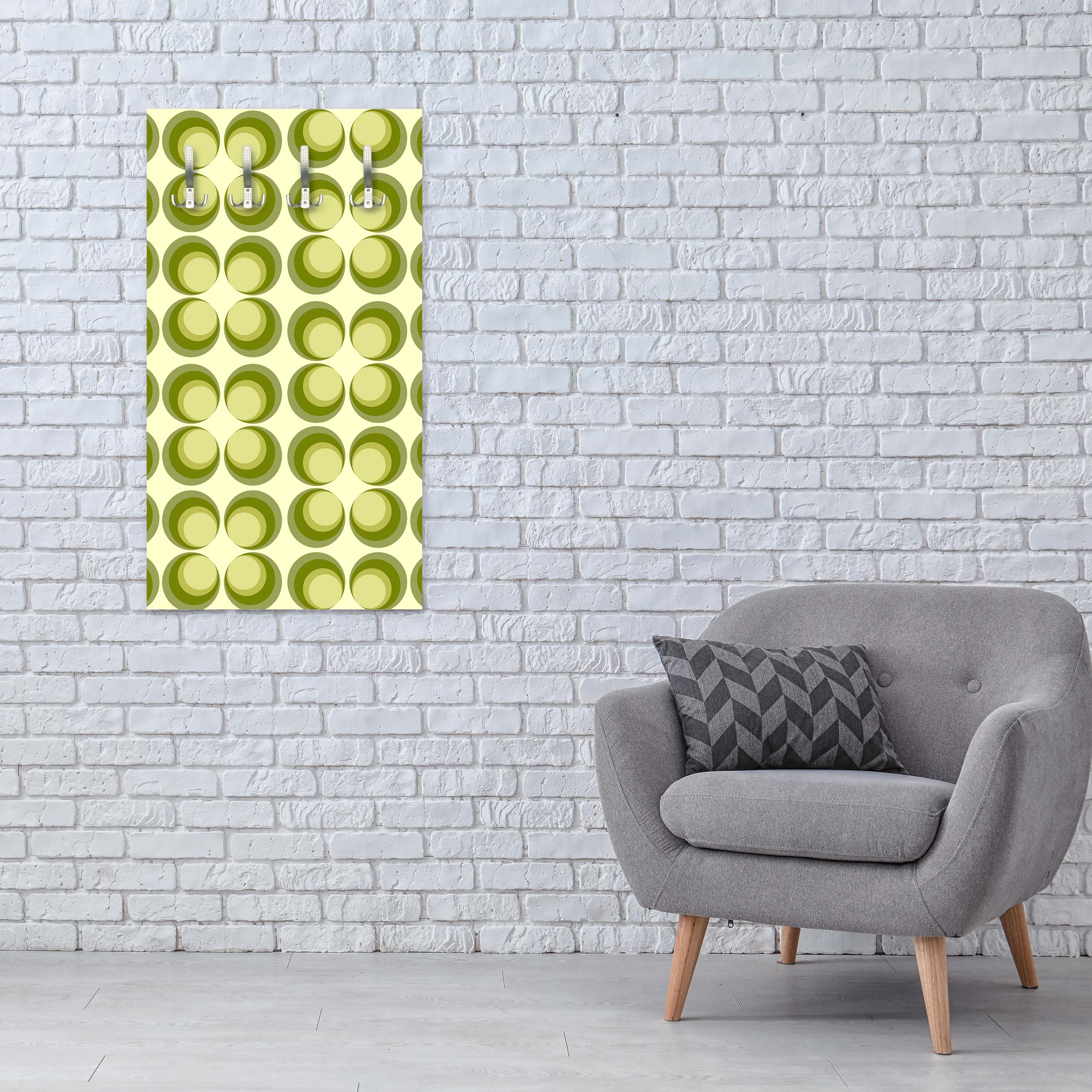 Garderobe Retrokreise Grün M0097 entdecken - Bild 6 Garderobe Retrokreise Grün M0097 entdecken - Bild 6