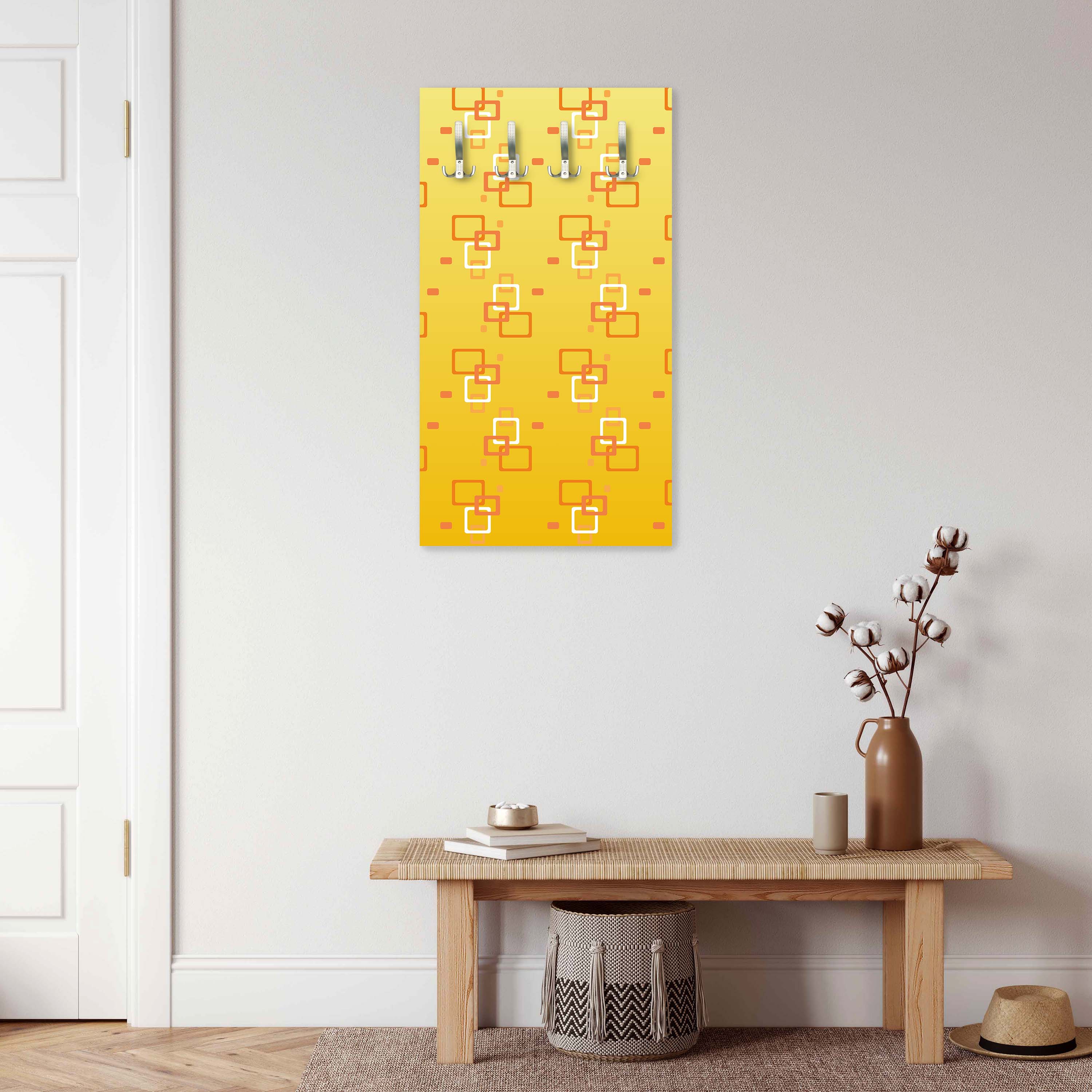 Garderobe Retrokästchen Gelb Muster M0106 entdecken - Bild 3 Garderobe Retrokästchen Gelb Muster M0106 entdecken - Bild 3