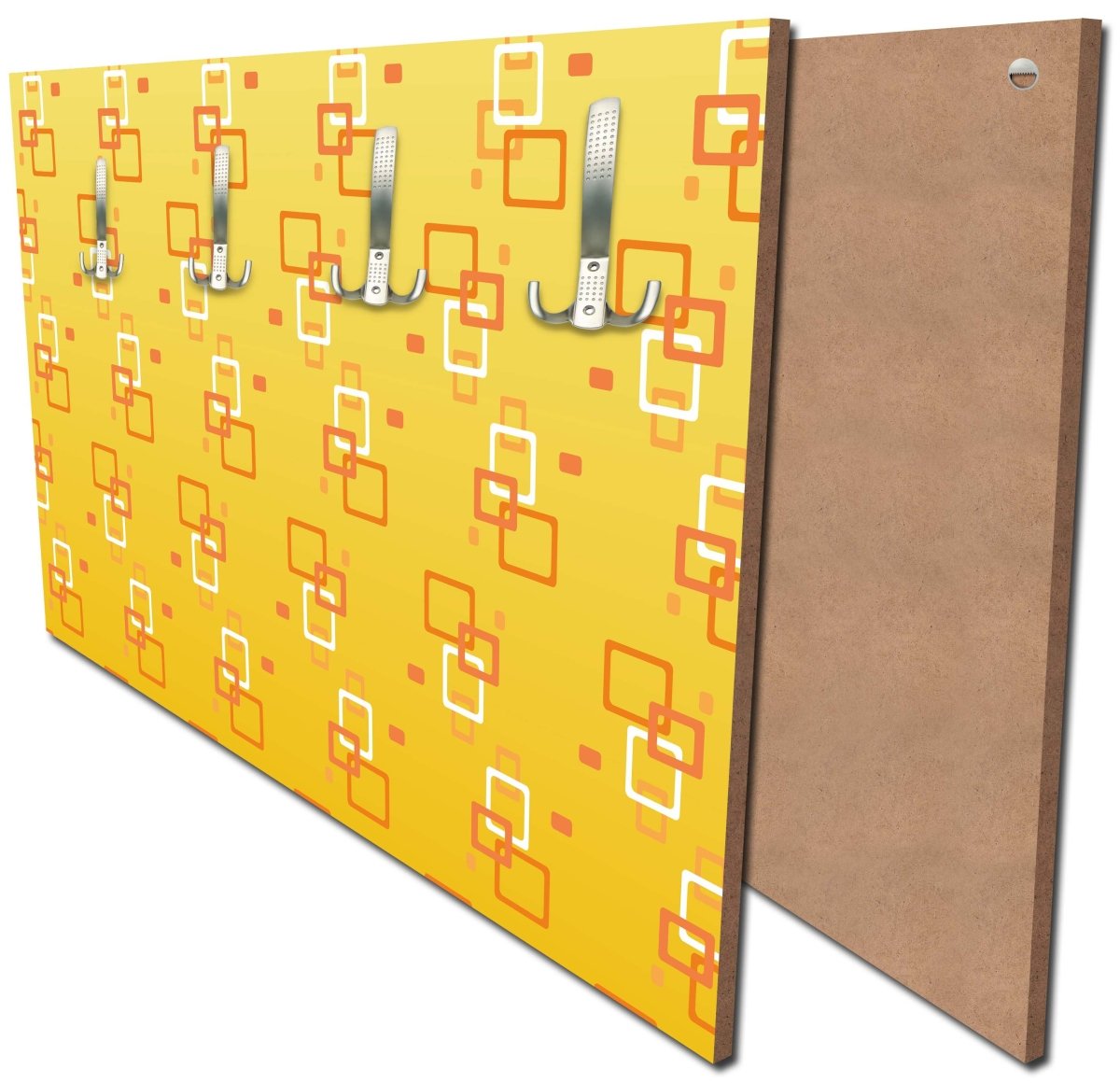 Garderobe Retrokästchen Gelb Muster M0106 Garderobe Retrokästchen Gelb Muster M0106