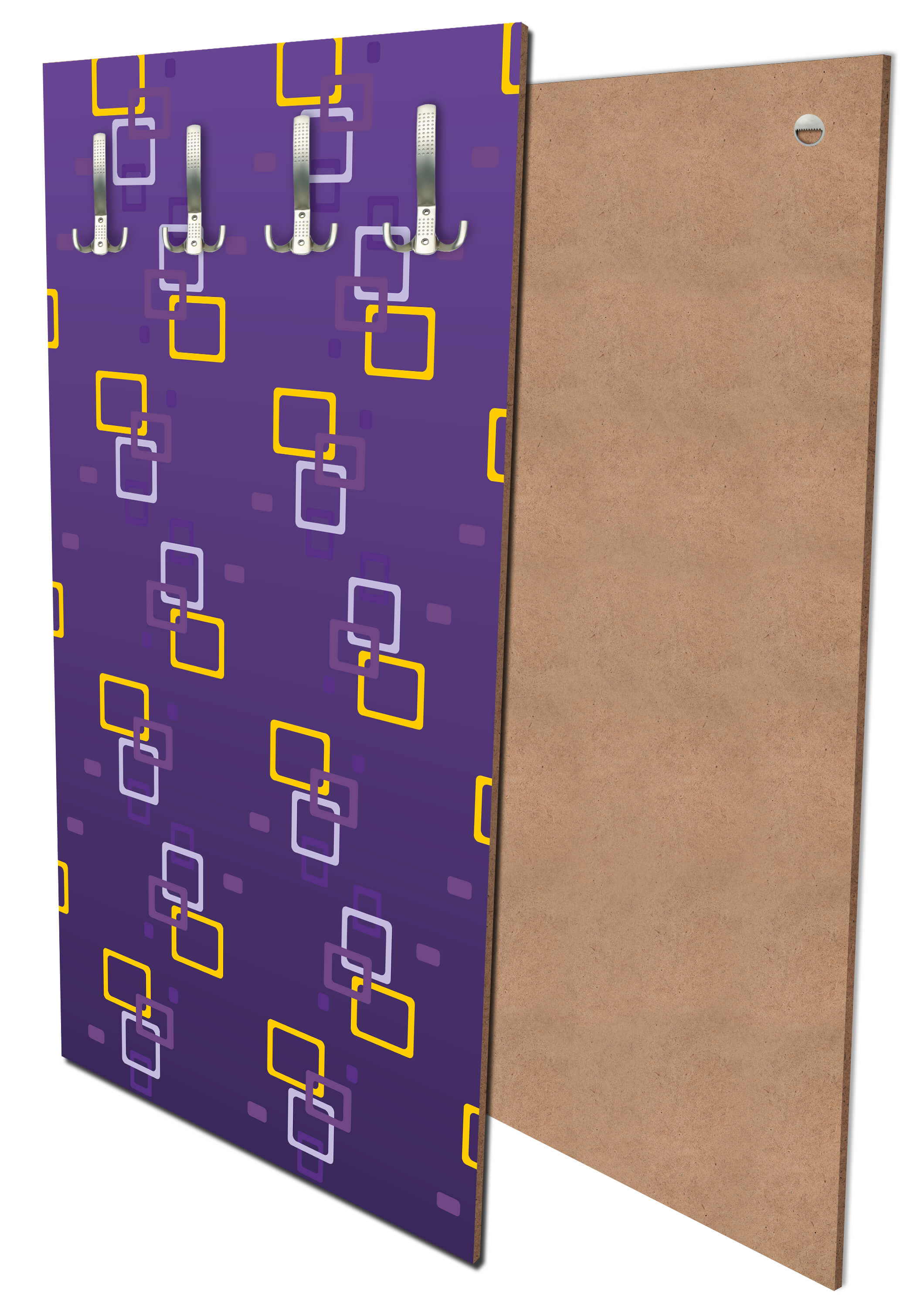 Garderobe Retrokästchen Lila Muster M0107 entdecken - Bild 1 Garderobe Retrokästchen Lila Muster M0107 entdecken - Bild 1