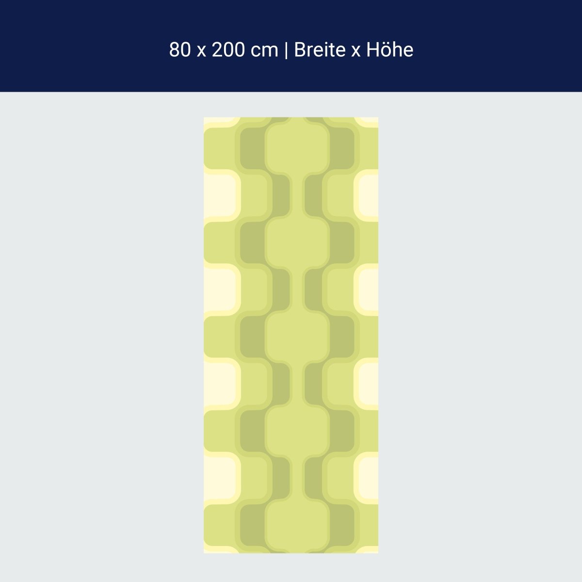 Duschwand Retromuster Grün Muster M0108 Duschwand Retromuster Grün Muster M0108