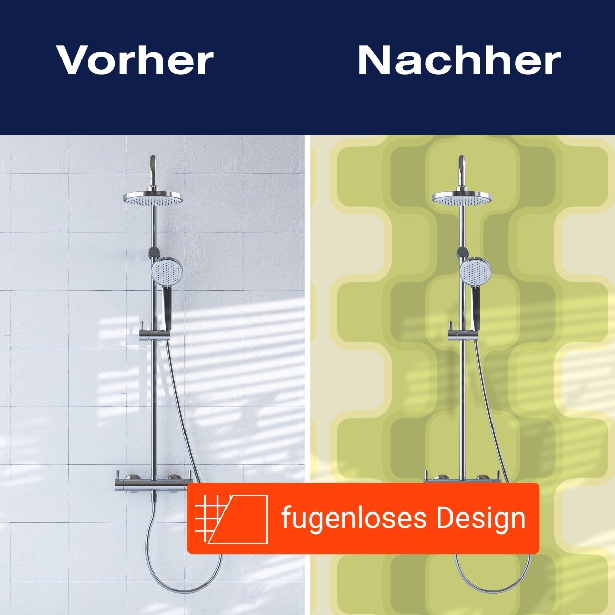 Duschwand Retromuster Grün Muster M0108 entdecken - Bild 9 Duschwand Retromuster Grün Muster M0108 entdecken - Bild 9