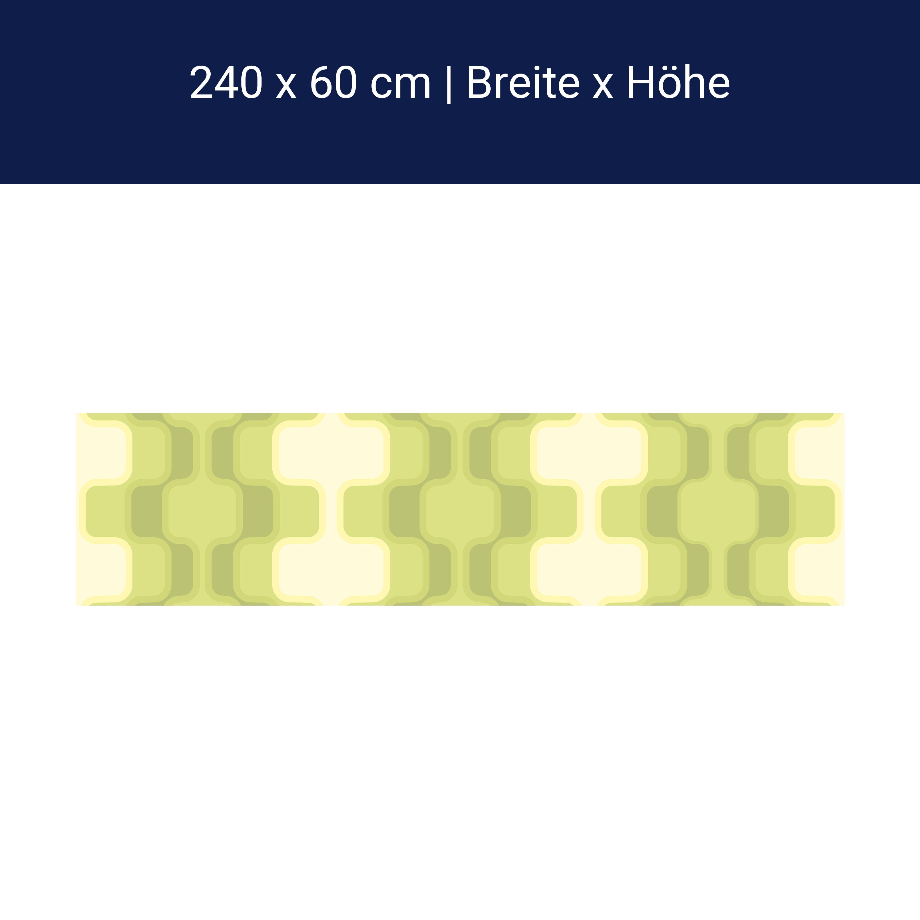 Küchenrückwand Retromuster Grün Muster M0108 Küchenrückwand Retromuster Grün Muster M0108