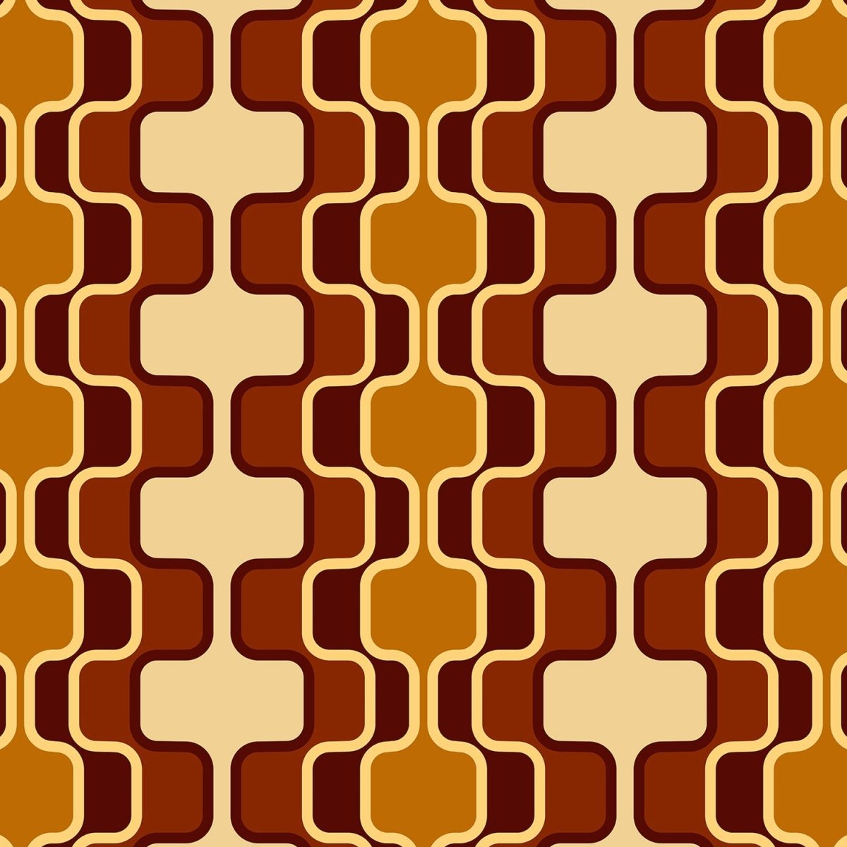 Beistelltisch Retromuster Braun Muster M0110 entdecken - Bild 2 Beistelltisch Retromuster Braun Muster M0110 entdecken - Bild 2