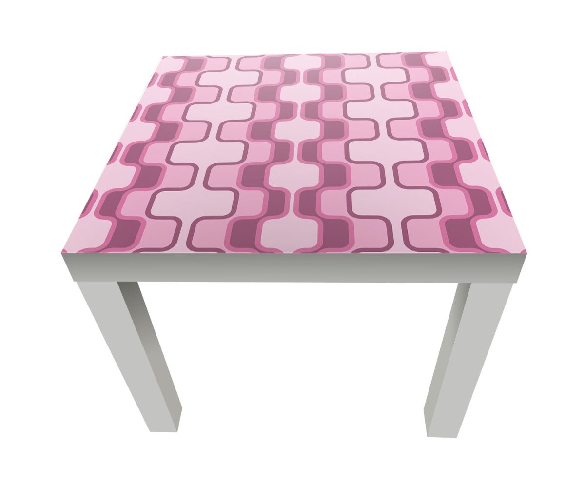 Beistelltisch Retromuster Pink Muster M0112 entdecken - Bild 1 Beistelltisch Retromuster Pink Muster M0112 entdecken - Bild 1