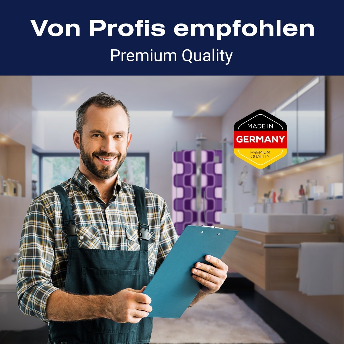 Duschwand Retromuster Violett Muster M0115 entdecken - Bild 5 Duschwand Retromuster Violett Muster M0115 entdecken - Bild 5