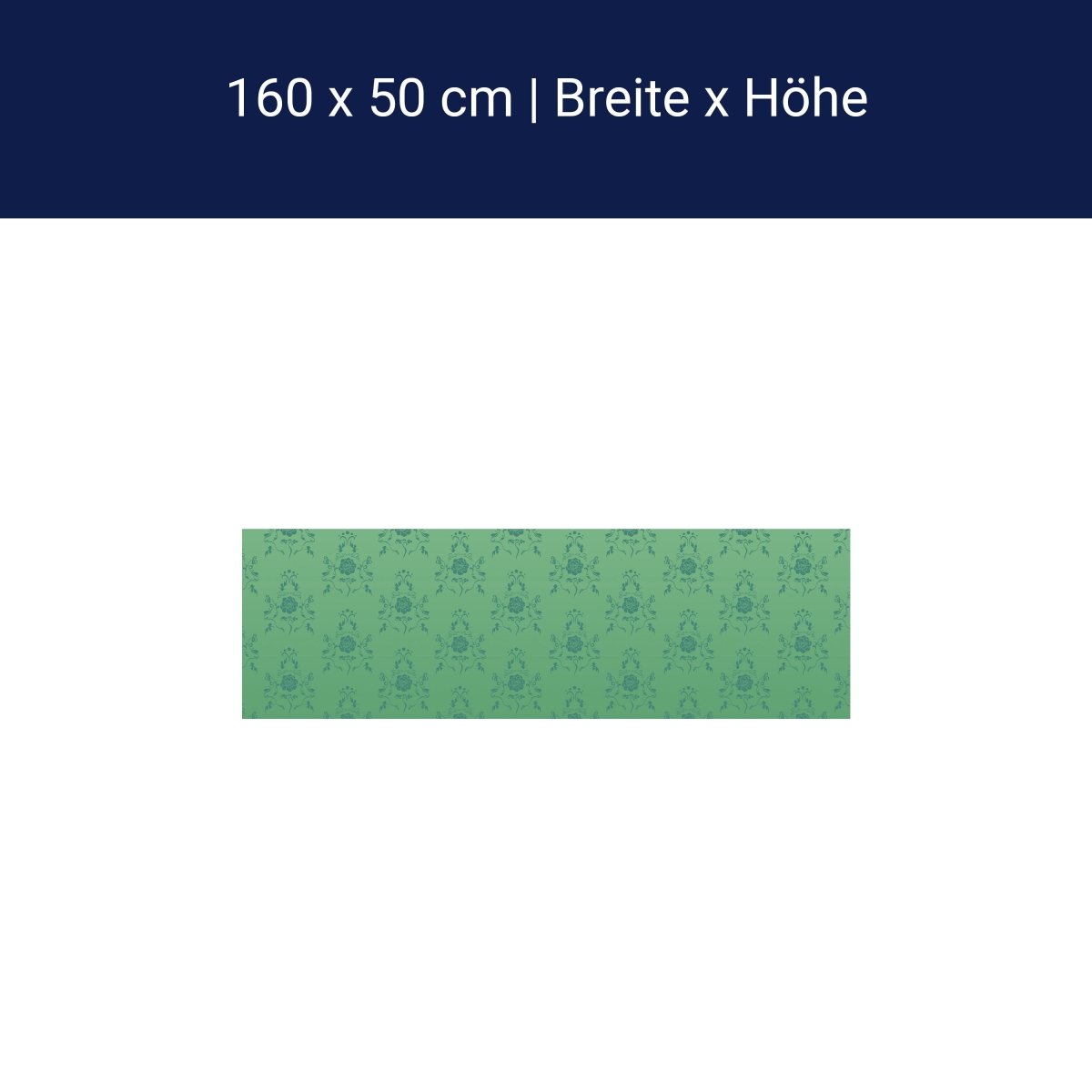 Küchenrückwand Barock Grün Muster M0117 Küchenrückwand Barock Grün Muster M0117