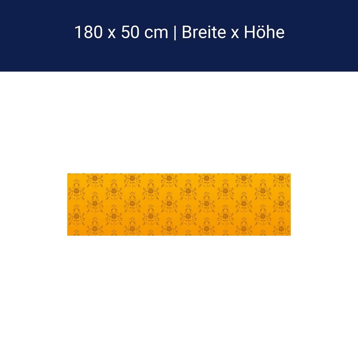 Küchenrückwand Barock Gelb Muster M0118 Küchenrückwand Barock Gelb Muster M0118