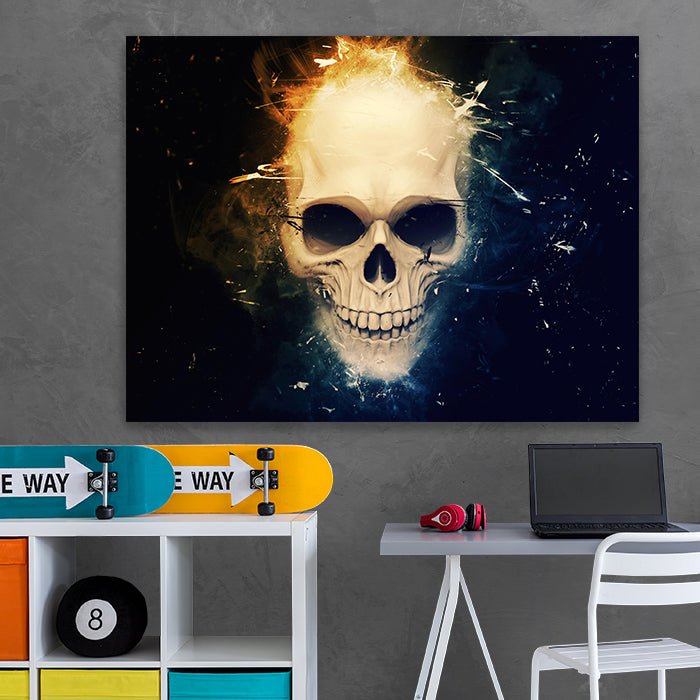 Acrylbild Acrylbild Totenkopf, Querformat M0120 M0120 - Bild 2 Acrylbild Acrylbild Totenkopf, Querformat M0120 M0120 - Bild 2