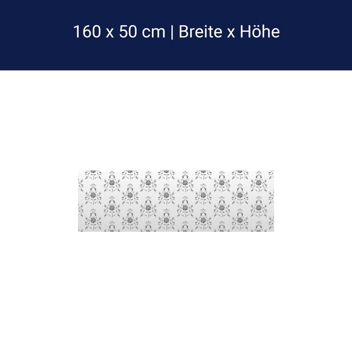 Küchenrückwand Barock Weissgrau Muster M0121 Küchenrückwand Barock Weissgrau Muster M0121