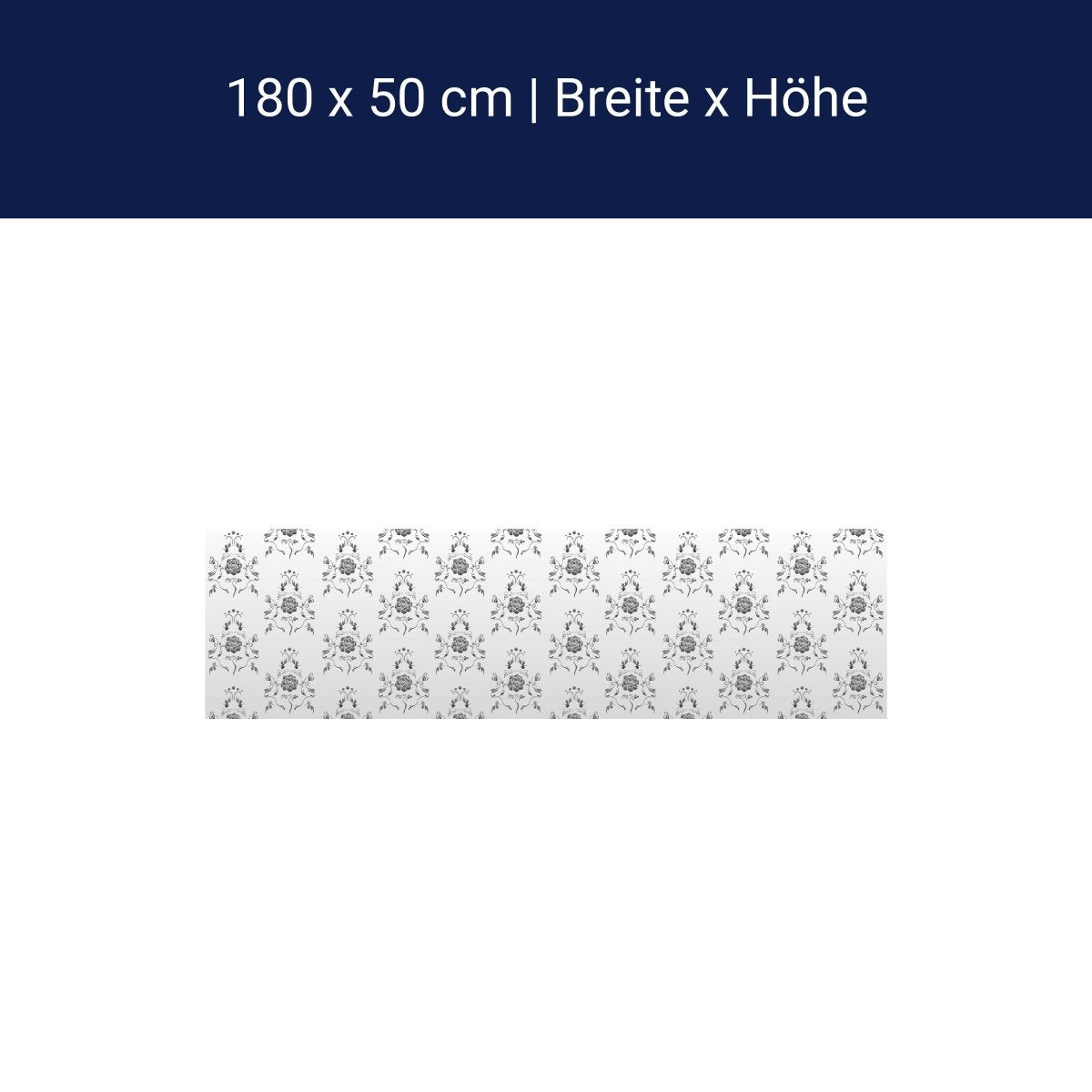 Küchenrückwand Barock Weissgrau Muster M0121 Küchenrückwand Barock Weissgrau Muster M0121