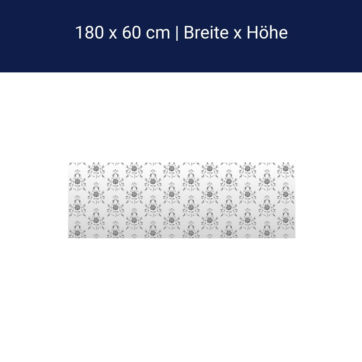 Küchenrückwand Barock Weissgrau Muster M0121 Küchenrückwand Barock Weissgrau Muster M0121