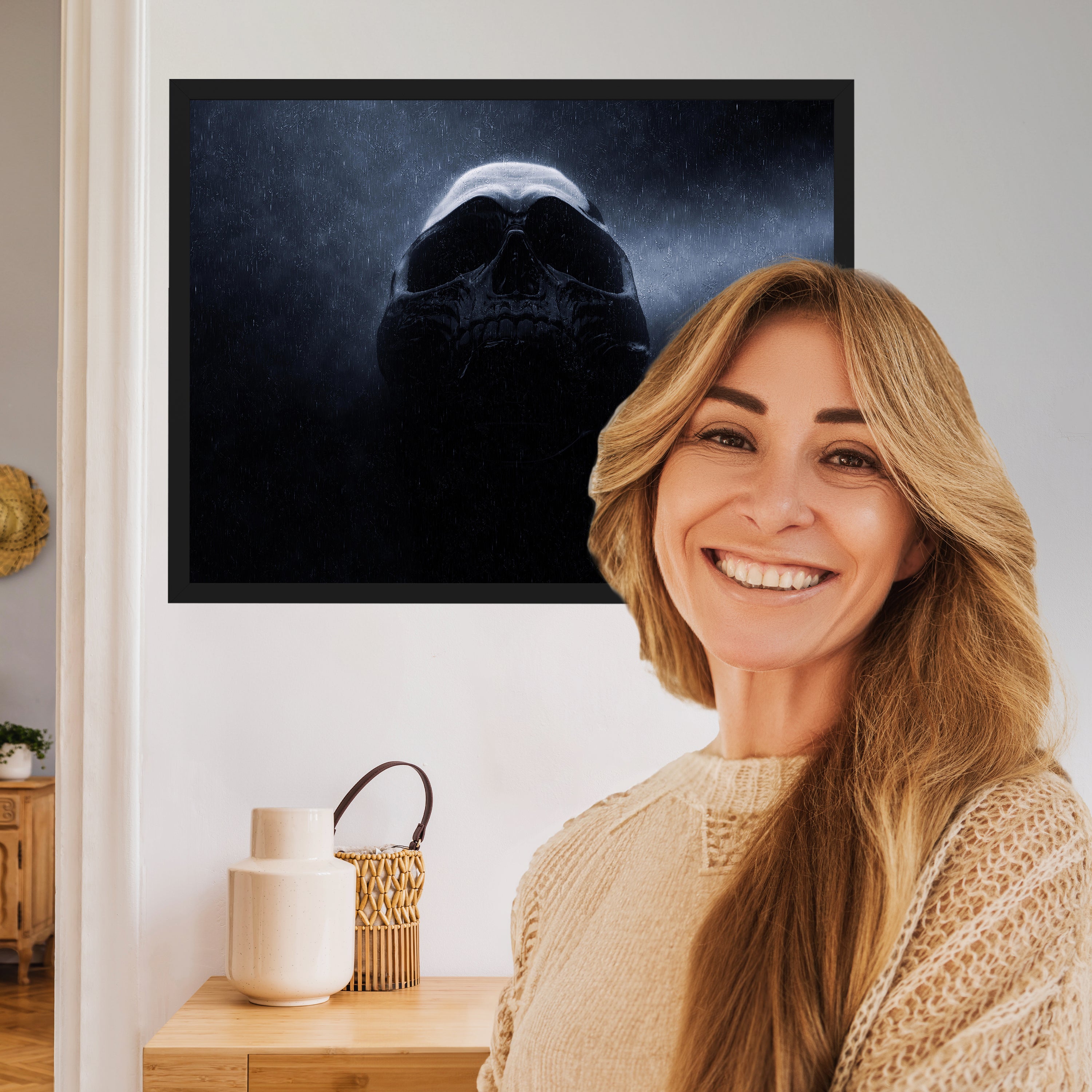 wandmotiv24 Poster, Poster - Totenkopf - M0122 - Bild 2 wandmotiv24 Poster, Poster - Totenkopf - M0122 - Bild 2