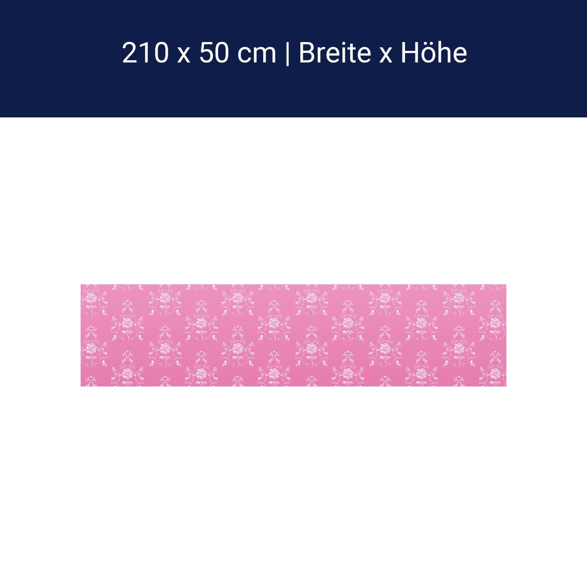 Küchenrückwand Barock Pink Muster M0123 Küchenrückwand Barock Pink Muster M0123