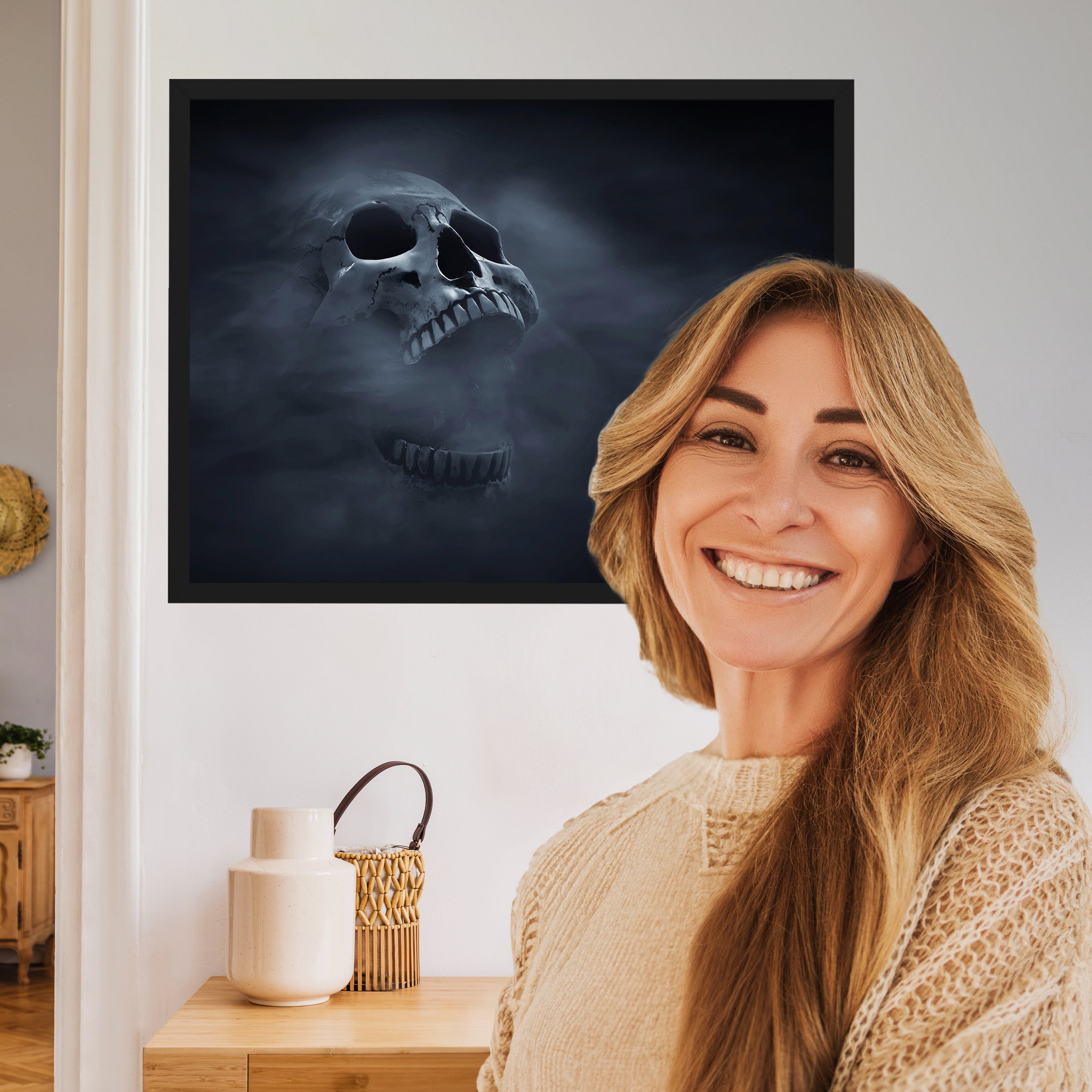 wandmotiv24 Poster, Poster - Totenkopf - M0124 - Bild 2 wandmotiv24 Poster, Poster - Totenkopf - M0124 - Bild 2