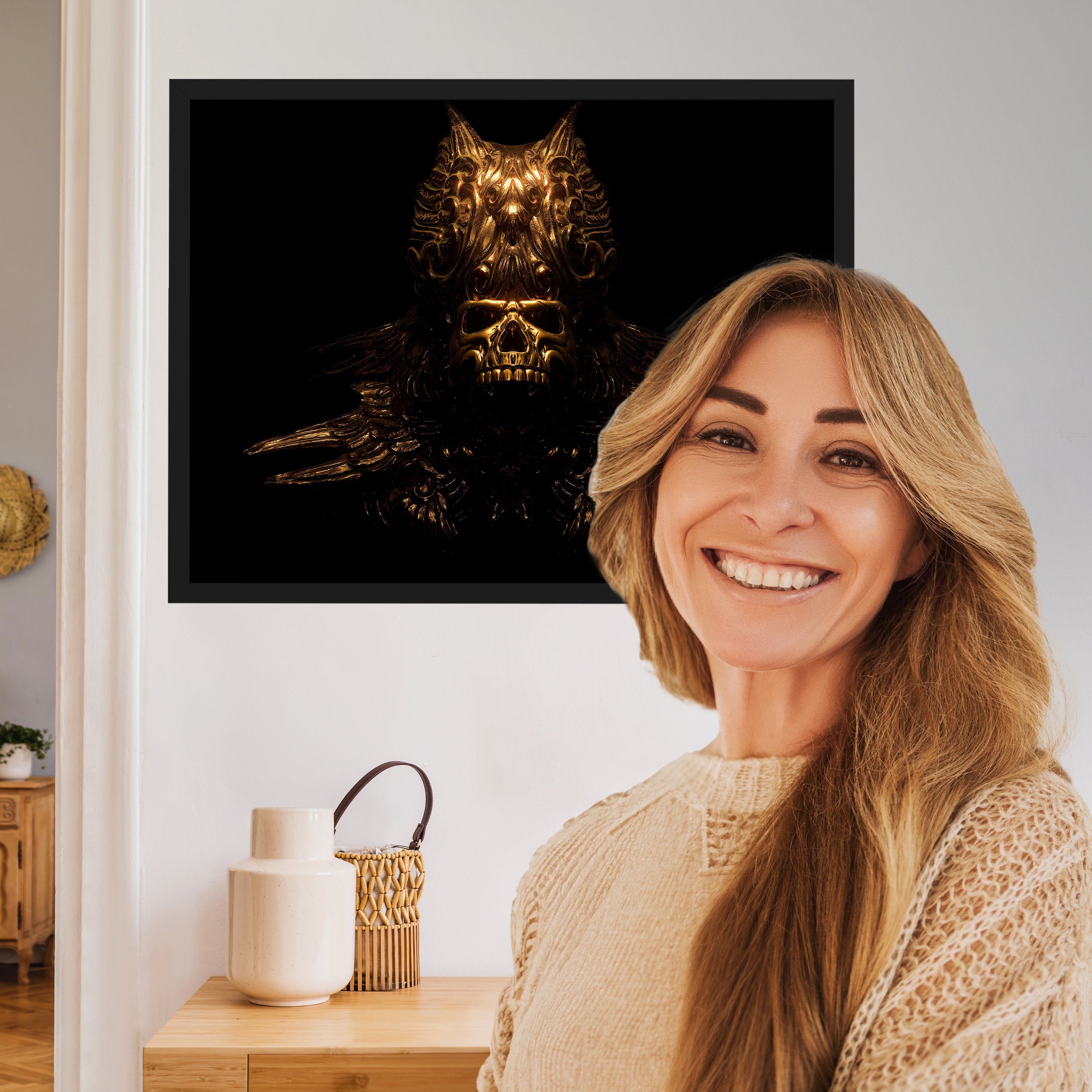 wandmotiv24 Poster, Poster - Totenkopf - M0125 - Bild 2 wandmotiv24 Poster, Poster - Totenkopf - M0125 - Bild 2