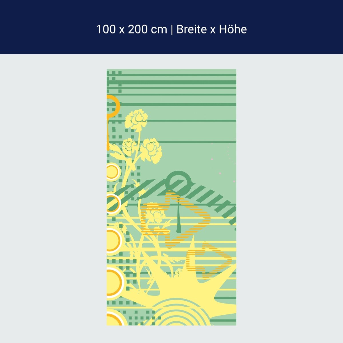 Duschwand Leah Blüten M0127 Duschwand Leah Blüten M0127