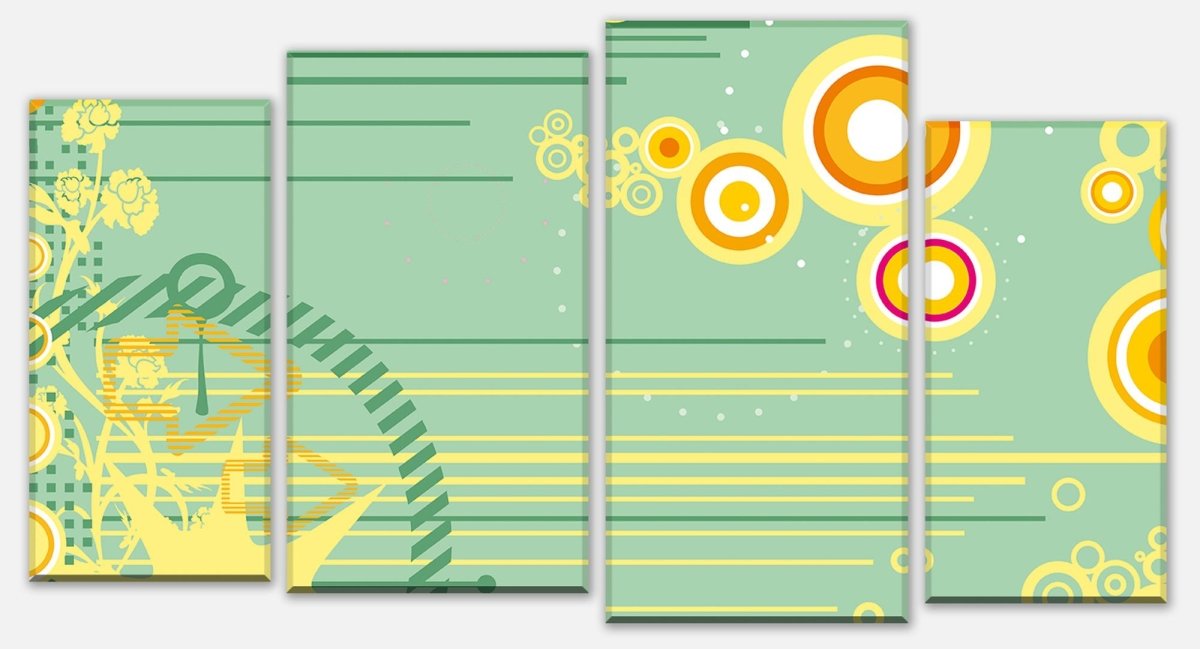 Leinwandbild Mehrteiler Leah Blüten M0127 Leinwandbild Mehrteiler Leah Blüten M0127