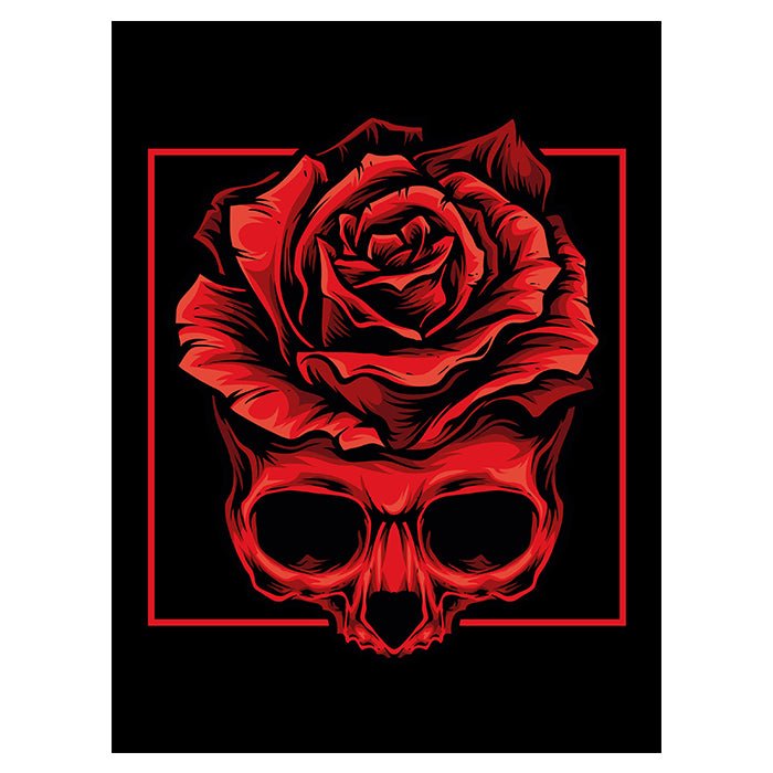 Acrylbild Acrylbild Totenkopf, Hochformat M0129 M0129 - Bild 1 Acrylbild Acrylbild Totenkopf, Hochformat M0129 M0129 - Bild 1