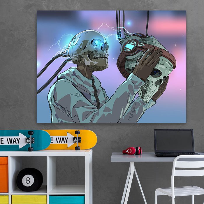 Acrylbild Acrylbild Totenkopf, Querformat M0130 M0130 - Bild 2 Acrylbild Acrylbild Totenkopf, Querformat M0130 M0130 - Bild 2