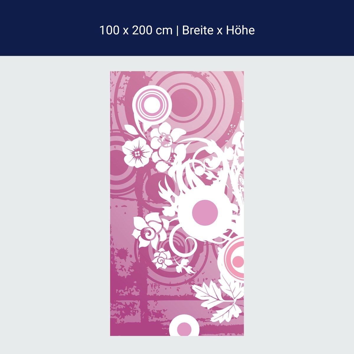 Duschwand Yvonne Blüten M0131 Duschwand Yvonne Blüten M0131