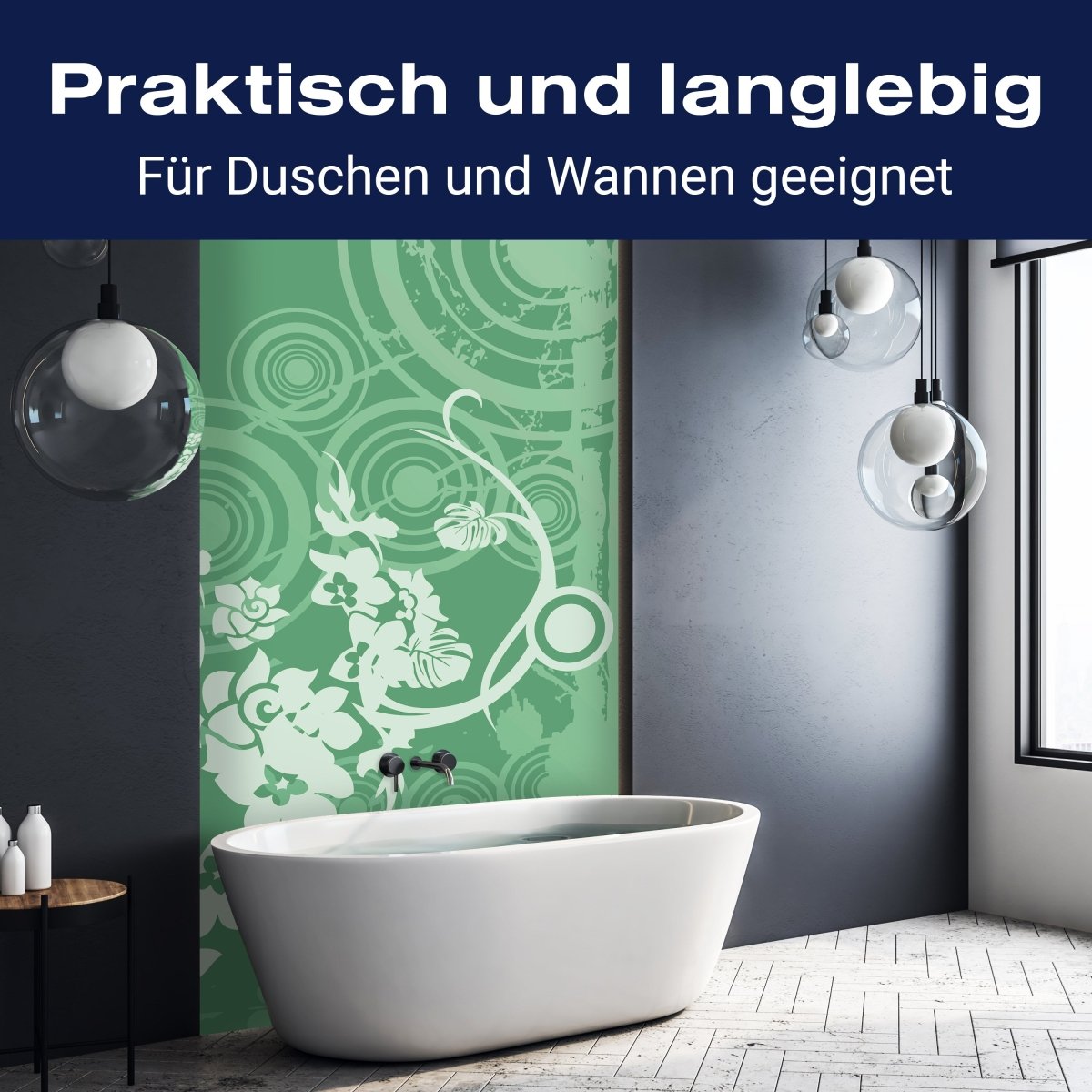 Duschwand Tina Floral M0132 entdecken - Bild 3 Duschwand Tina Floral M0132 entdecken - Bild 3