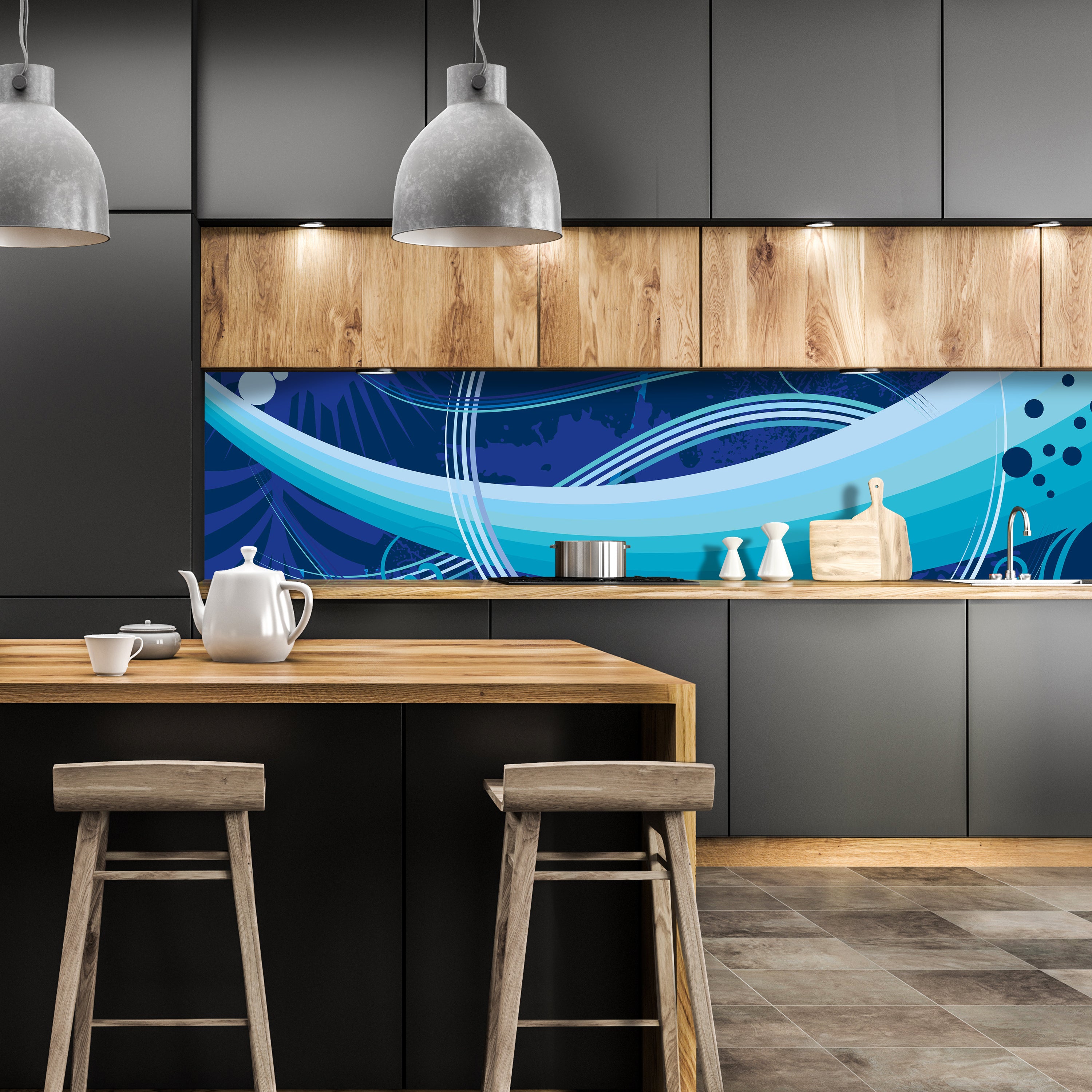 Küchenrückwand Gabriella Floral M0136 entdecken - Bild 1 Küchenrückwand Gabriella Floral M0136 entdecken - Bild 1