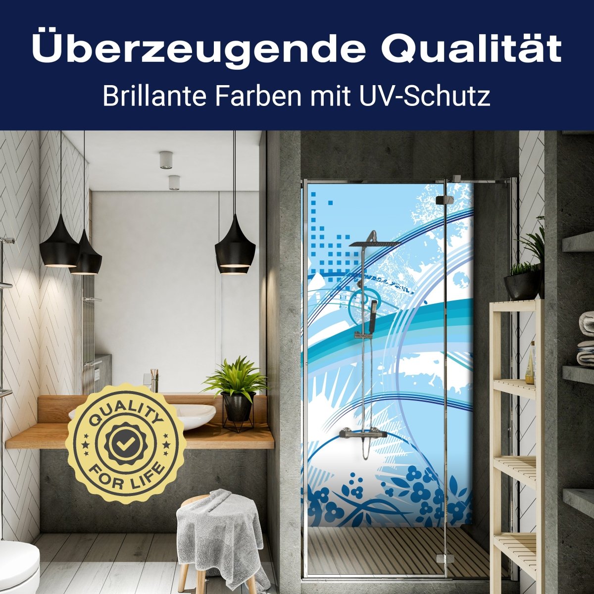 Duschwand Isabella Floral M0137 entdecken - Bild 2 Duschwand Isabella Floral M0137 entdecken - Bild 2