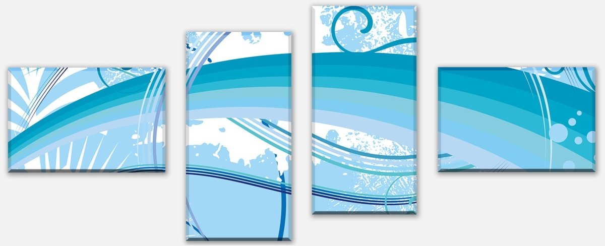 Leinwandbild Mehrteiler Isabella Floral M0137 Leinwandbild Mehrteiler Isabella Floral M0137