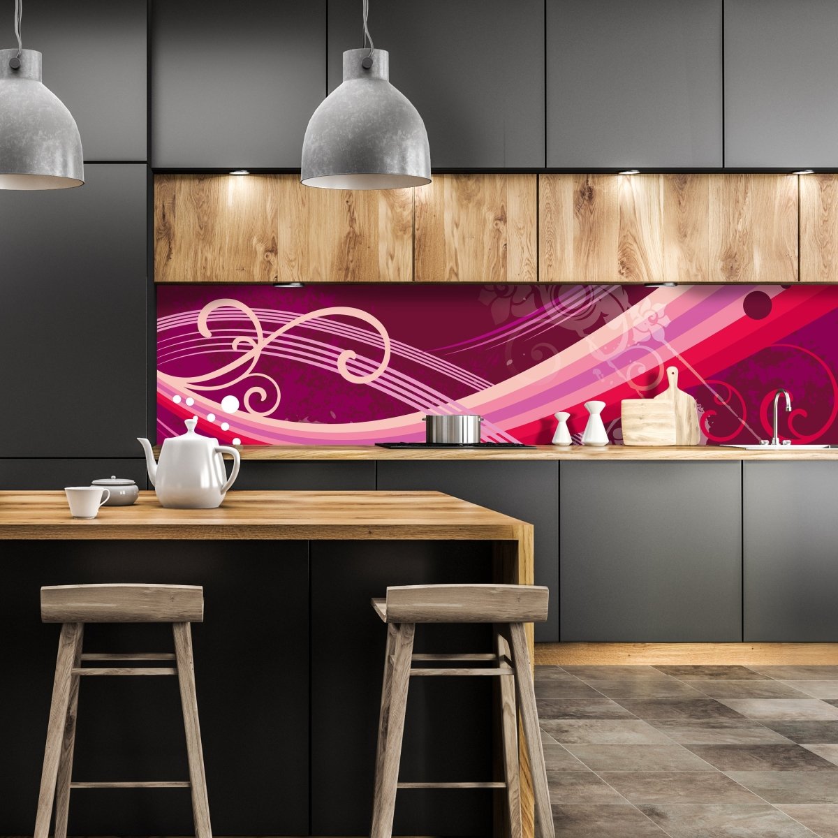 Küchenrückwand Greta Floral M0138 entdecken - Bild 1 Küchenrückwand Greta Floral M0138 entdecken - Bild 1