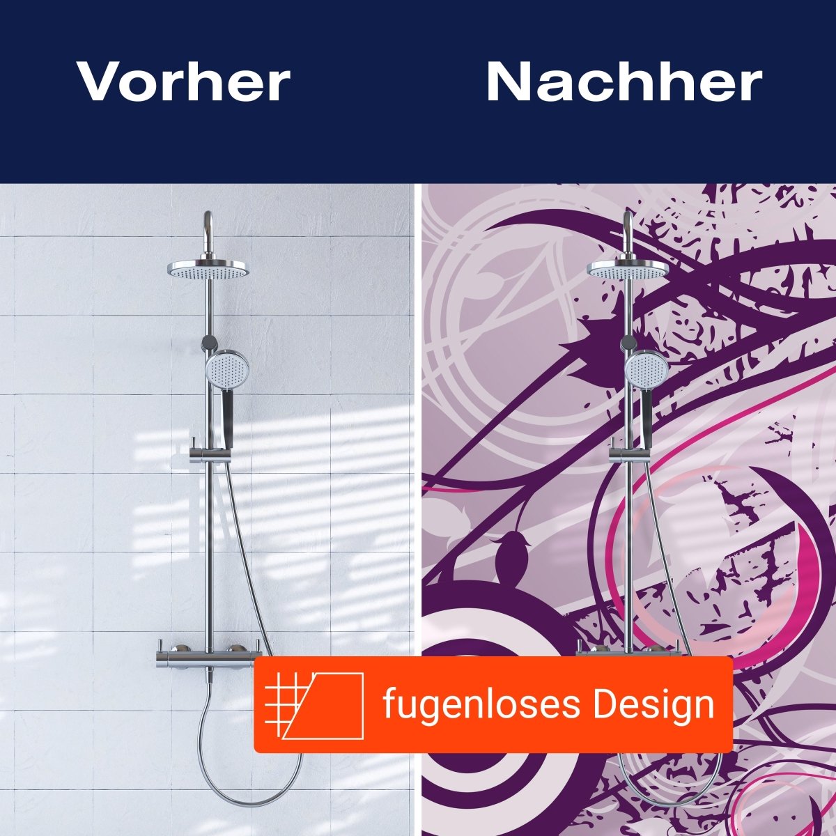 Duschwand Manuela Floral M0139 entdecken - Bild 9 Duschwand Manuela Floral M0139 entdecken - Bild 9