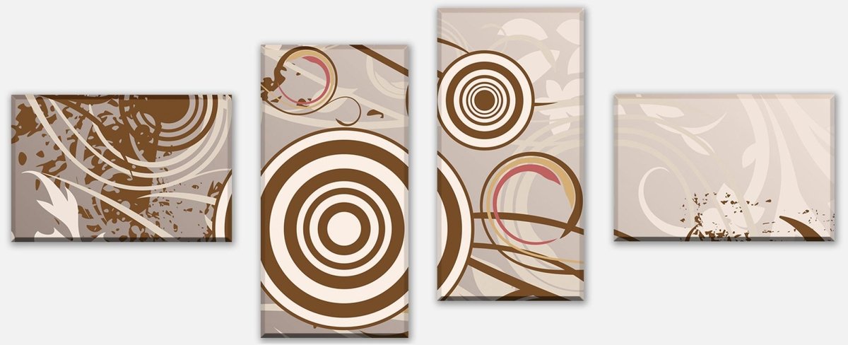 Leinwandbild Mehrteiler Monika Floral M0142 Leinwandbild Mehrteiler Monika Floral M0142